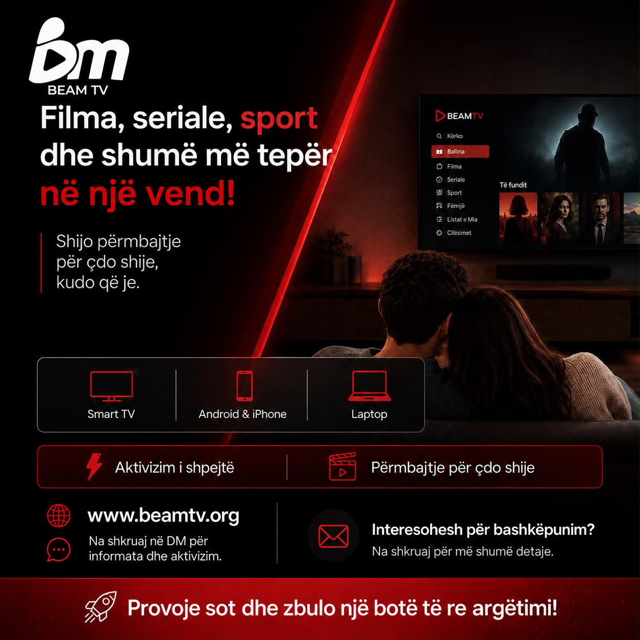 Filma dhe seriale në BeamTV